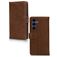 Mobilize Wallet Samsung Galaxy S26 FE Hoesje Echt Leer Bookcase Portemonnee - Bruin