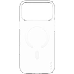 CARE by PanzerGlass SL1M Doorzichtig iPhone 17 Pro Max MagSafe Hoesje Hardcase Extra Dun Backcover - Transparant