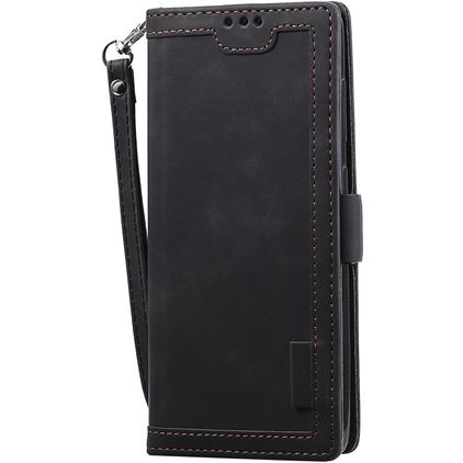Mobigear Two Tone Huawei P40 Pro Hoesje Bookcase Portemonnee - Zwart