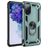 Mobigear Armor Ring Samsung Galaxy S20 FE Hoesje Hardcase Backcover Shockproof met Ringhouder - Groen