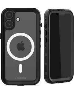 Mobilize Waterproof iPhone 17 Waterdicht MagSafe Hoesje Hardcase Backcover - Zwart