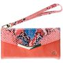 Mobilize Gelly Velvet Samsung Galaxy A30s Hoesje Uitneembare 2in1 Clutch - Coral Snake