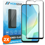Mobigear Premium Samsung Galaxy A17 Glazen Screenprotector - Case Friendly - Zwart (2-Pack)