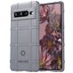Mobigear Rugged Shield Google Pixel 7 Pro Hoesje Flexibel TPU Backcover Shockproof - Grijs