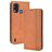 Mobigear Sensation Nokia G11 Plus Hoesje Bookcase Portemonnee - Cognac