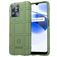 Mobigear Rugged Shield Realme C35 Hoesje Flexibel TPU Backcover Shockproof - Groen