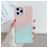 Mobigear Marble iPhone 12 Pro Max Hoesje Flexibel TPU Backcover - Blauw / Roze