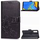 Mobigear Clover Samsung Galaxy A7 (2018) Hoesje Bookcase Portemonnee - Zwart