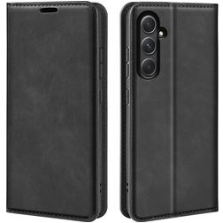 Mobigear Retro Slim Samsung Galaxy A55 Hoesje Bookcase Portemonnee - Zwart