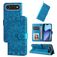 Mobigear Sunflower iPhone Air Hoesje Bookcase Portemonnee - Blauw
