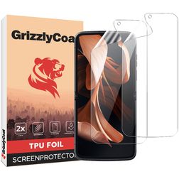 GrizzlyCoat Motorola Razr (2022) Hydrogel TPU Screenprotector - Case Friendly + Installatieframe (2-Pack)
