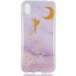 Mobigear Marble Huawei Y5 (2019) Hoesje Flexibel TPU Backcover - Elf