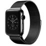 Mobigear Style Loop Milanese Apple Watch Bandje Magneetsluiting - 49/46/45/44 mm - Zwart