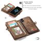 Caseme 008 iPhone XS Hoesje Uitneembare 2in1 Bookcase Portemonnee - Bruin