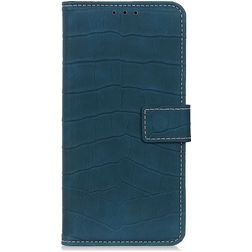 Mobigear Croco Google Pixel 6a Hoesje Bookcase Portemonnee - Groen