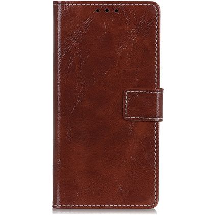 Mobigear Basic Alcatel 1C (2019) Hoesje Bookcase Portemonnee - Bruin