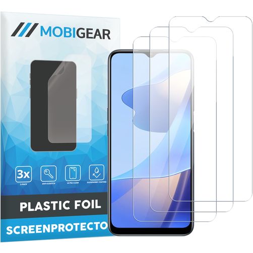 Mobigear OPPO A54s Screenprotector Folie - Case Friendly (3-Pack)