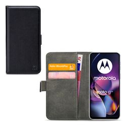 Mobilize Classic Gelly Wallet Motorola Moto G54 Hoesje Bookcase Portemonnee - Zwart
