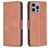 Mobigear Excellent iPhone 15 Pro Max Hoesje Bookcase Portemonnee - Bruin