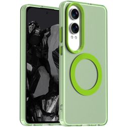 Mobigear Shockproof OnePlus Nord CE 4 Lite MagSafe Hoesje Hardcase Backcover - Groen