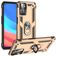 Mobigear Armor Ring OPPO A76 Hoesje Hardcase Backcover Shockproof met Ringhouder - Goud