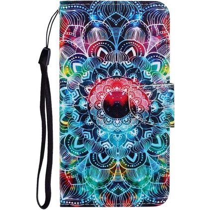 Mobigear Design Xiaomi Redmi 9 Hoesje Bookcase Portemonnee - Mandala