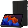 Mobigear Tri-Fold Gel Samsung Galaxy Tab S11 Hoes TPU / Kunstleer Bookcase - Zwart