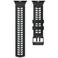 Mobigear Aero Armor Siliconen Apple Watch Bandje Gespsluiting - 42/41/40/38 mm - Zwart / Grijs