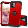 Mobigear Ultra Tough iPhone 11 Hoesje Hardcase Backcover Shockproof - Rood