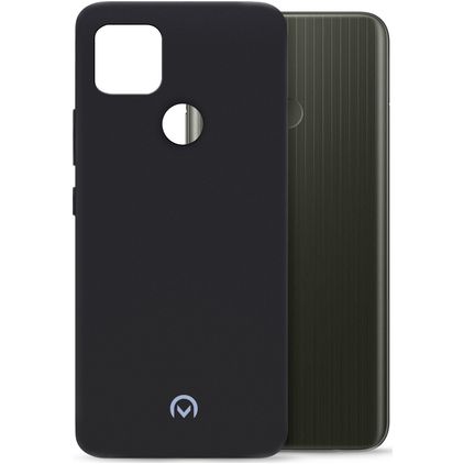 Mobilize Rubber Gelly Realme C25Y Hoesje Flexibel TPU Backcover - Matt Black