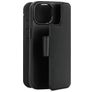 Decoded Detachable Wallet iPhone 15 MagSafe Hoesje Echt Leer Uitneembare 2in1 Bookcase Portemonnee - Zwart