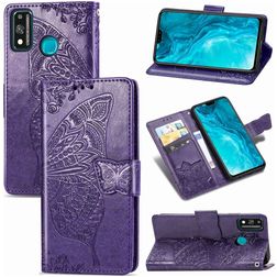Mobigear Butterfly HONOR 9X Lite Hoesje Bookcase Portemonnee - Paars