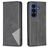 Mobigear Rhombus Slim Samsung Galaxy A27 Hoesje Bookcase - Zwart