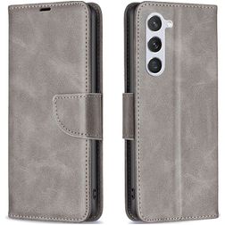 Mobigear Excellent Samsung Galaxy S23 Hoesje Bookcase Portemonnee - Grijs