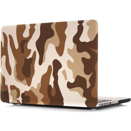 Mobigear Design MacBook Pro 15 Inch (2012-2015) Hoes Hardshell Laptopcover MacBook Case - Desert Camauflage - Model A1398