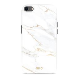 MIO iPhone 8 MagSafe Hoesje Hardcase Backcover - White Marble