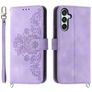 Mobigear Clover Samsung Galaxy M15 Hoesje Bookcase Portemonnee - Paars