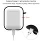 Mobigear Classic Apple AirPods 1 Hoesje Flexibel Siliconen - Paars