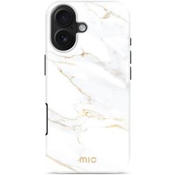MIO iPhone 17 MagSafe Hoesje Hardcase Backcover - White Marble