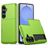 Mobigear Card Samsung Galaxy S26 Hoesje Hardcase Backcover Shockproof met Pasjeshouder - Groen
