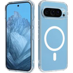 Mobigear Crystal Doorzichtig Google Pixel 9 Pro MagSafe Hoesje Hardcase Backcover - Transparant