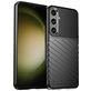 Mobigear Groove Samsung Galaxy S24 Plus Hoesje Flexibel TPU Backcover - Zwart