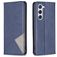 Mobigear Rhombus Slim Samsung Galaxy S25 Hoesje Bookcase - Blauw