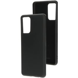 Mobiparts Samsung Galaxy A72 Siliconen Hoesje Backcover - Zwart Mobiparts Samsung Galaxy A72 Siliconen Hoesje Backcover - Zwart