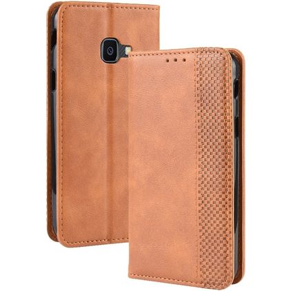 Mobigear Sensation Samsung Galaxy Xcover 4s Hoesje Bookcase Portemonnee - Cognac
