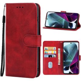 Mobigear Wallet Motorola Moto G200 5G Hoesje Bookcase Portemonnee - Rood