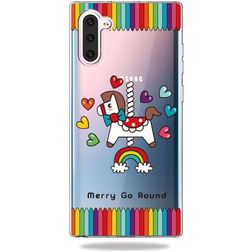 Mobigear Design Samsung Galaxy Note 10 Hoesje Flexibel TPU Backcover - Draaimolen