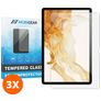 Mobigear Samsung Galaxy Tab S8 Plus Glazen Screenprotector - Case Friendly (3-Pack)