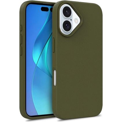 Mobigear Bio iPhone 16 Plus Hoesje Eco Friendly Backcover - Groen