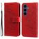 Mobigear Flowers Samsung Galaxy S26 FE Hoesje Bookcase Portemonnee - Rood